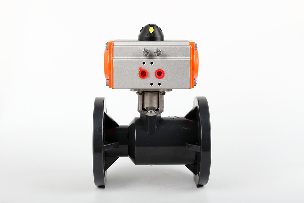 丰顺气动法兰一体球阀