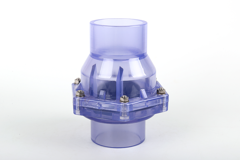 丰顺透明翻板式止回阀